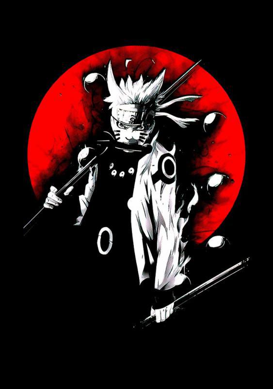 Naruto mintás póló 6