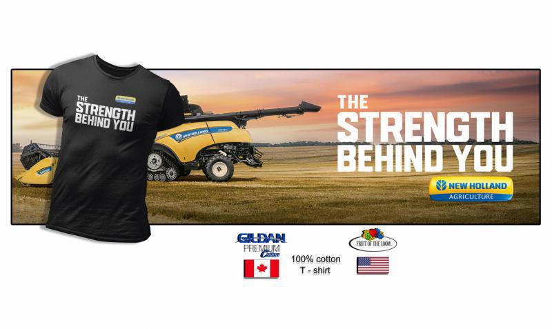 New Holland - Az erő mögötted van mintás póló