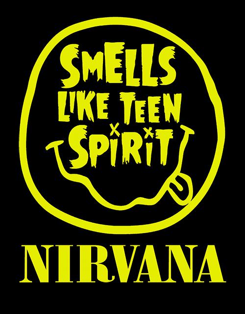 Nirvana mintás póló