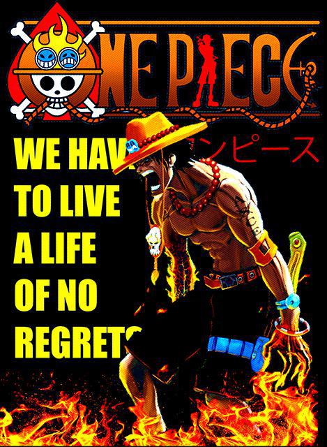 One Piece mintás póló
