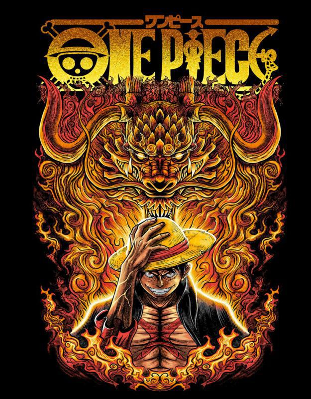 One Piece mintás póló 3