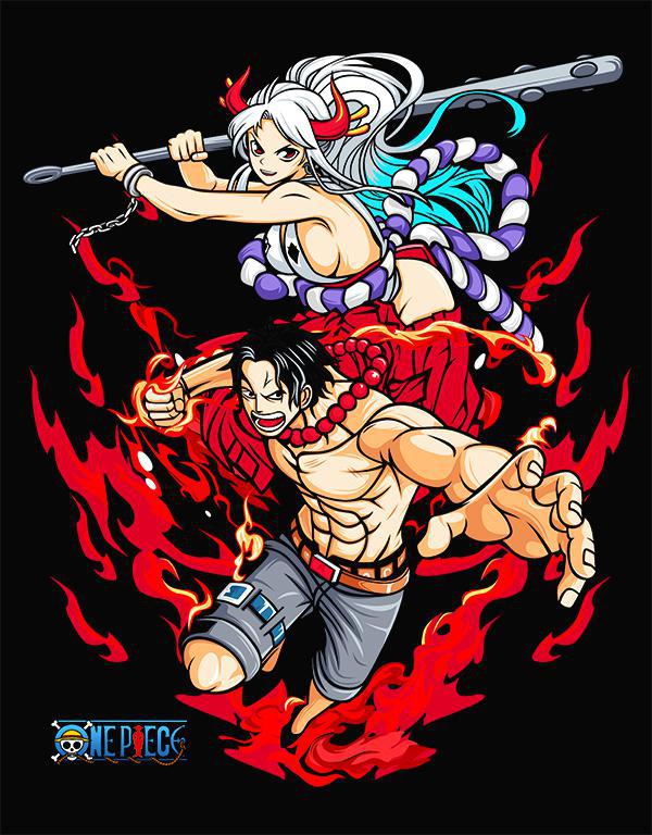 One Piece mintás póló 9