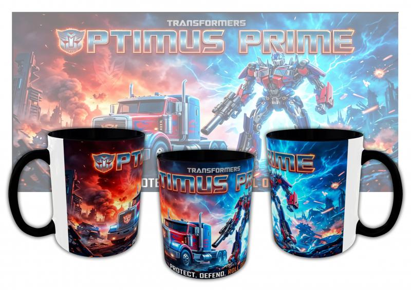 Optimus Prime mintás bögre