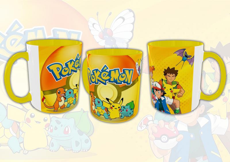 Pokemon mintás bögre