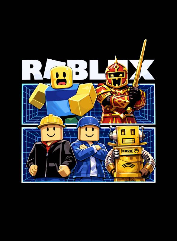 Roblox mintás póló 8
