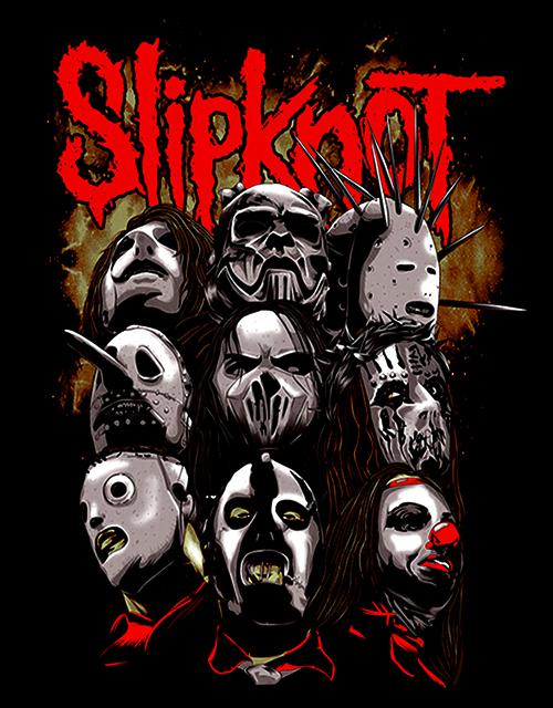 Slipknot mintás póló 3