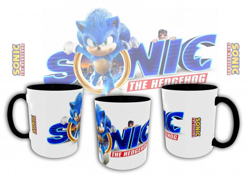 Sonic mintás bögre