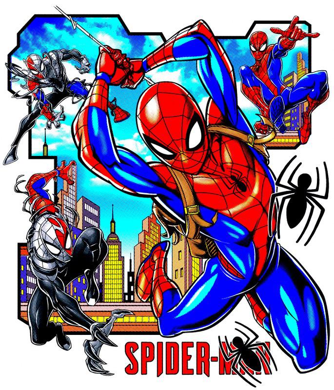 Spiderman - Pókember mintás póló