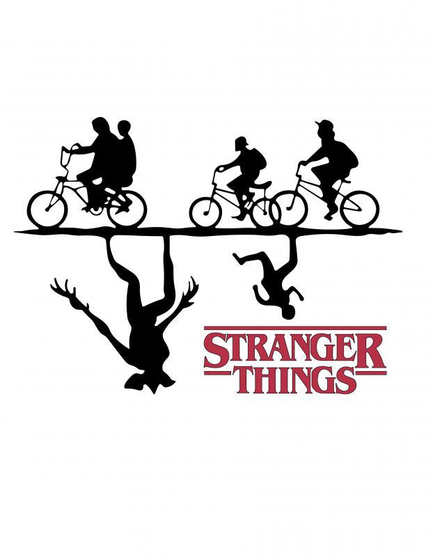 Stanger things mintás póló