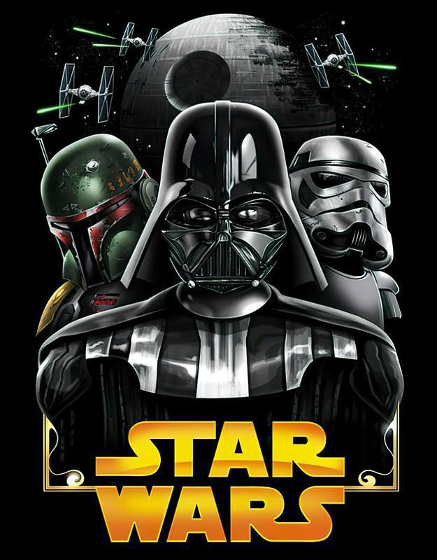 Star Wars mintás póló 3