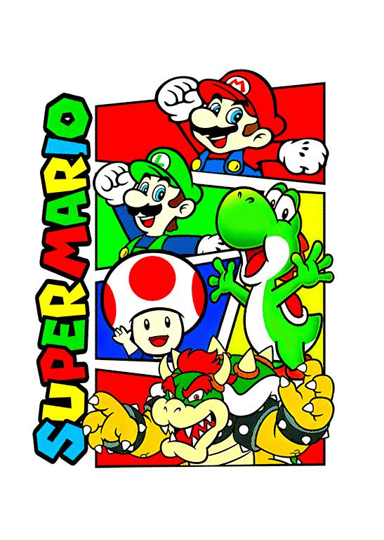 Super Mario - Mario mintás póló 3
