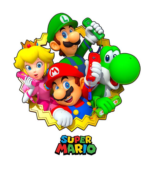 Super Mario - Mario mintás póló 4
