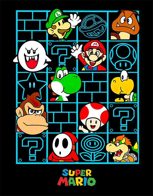 Super Mario - Mario mintás póló 6