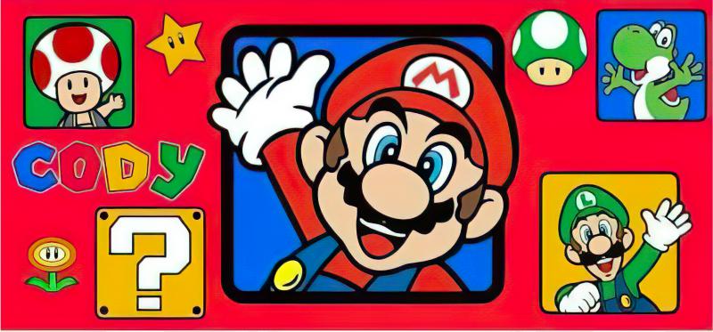 Super Mario - mintás bögre 3