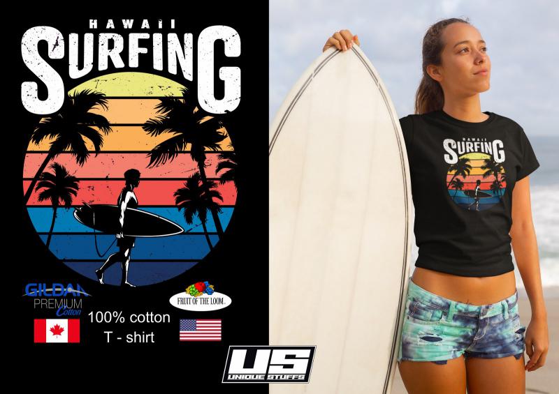 Surfing - Surf mintás póló 3