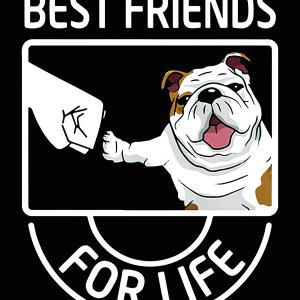 Best Friend mintás póló