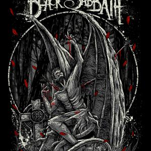 Black Sabbath mintás póló