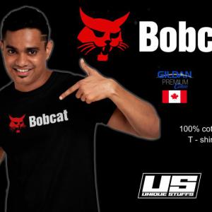 Bobcat mintás póló