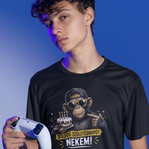 Boldog születésnapot nekem - mintás póló