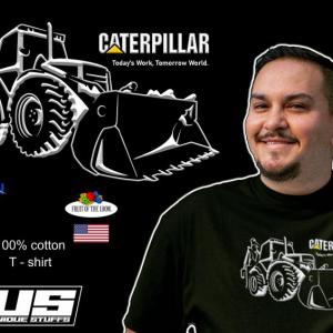 Caterpillar gépes póló