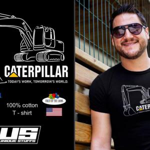 Caterpillar gépes póló 4
