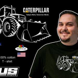 Caterpillar munkagépes póló