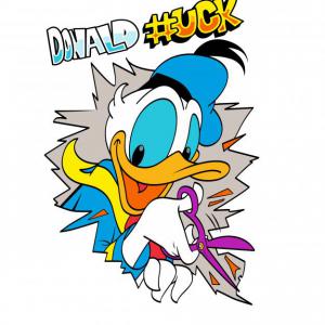 Donald kacsa mintás póló