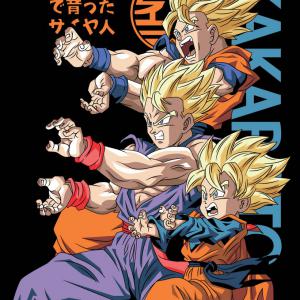 Dragon Ball - Kakaroto mintás póló