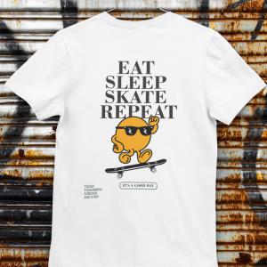 Eat, Sleep, Skate, Repeat 2 - mintás póló