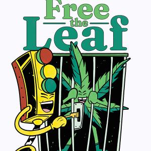 Free Leaf mintás póló