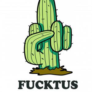 Fucktus mintás póló