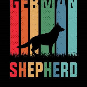 German Shepherd - Németjuhász mintás póló