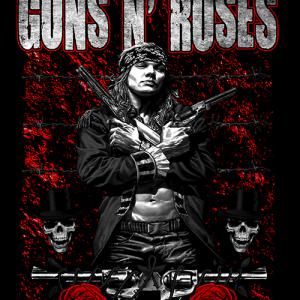 Guns and Roses mintás póló 5