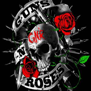 Guns n Roses mintás póló