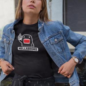 Hellabroke mintás póló JDM