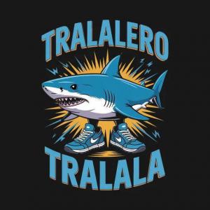 Italian Brainrot - Tralalero Tralala mintás póló