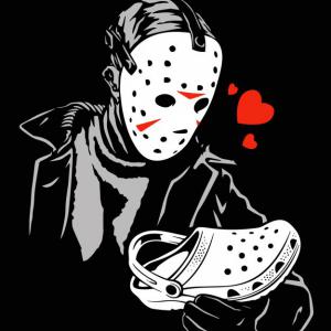 Jason Love - mintás, horror, halloween mintás póló