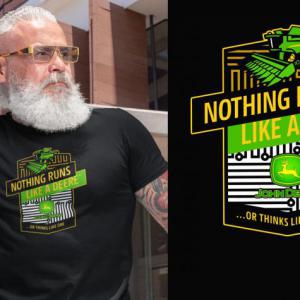 John Deere - Semmi nem fut úgy mint egy szarvas  mintás 2