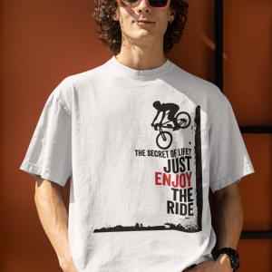 Just enjoy the ride - Downhill mintás póló