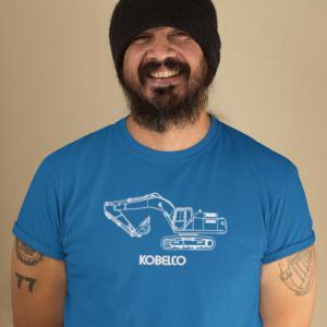 Kobelco mintás póló 2