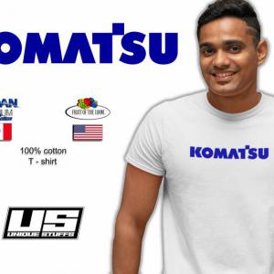 Komatsu mintás póló