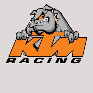 KTM Bulldog mintás póló