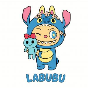 Labubu mintás póló 5