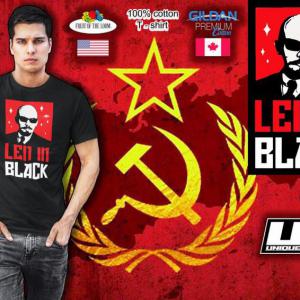 Lenin Black - mintás póló