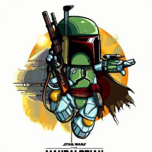 Mandalorian - Star Wars mintás póló 3