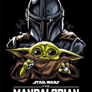 Mandalorian - Star Wars mintás póló 5