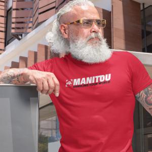 Manitou mintás póló