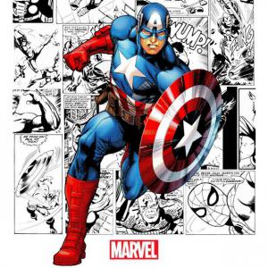 Marvel - Avengers  Amerika kapitány mintás póló
