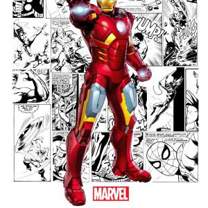 Marvel - Avengers  Vasember mintás póló