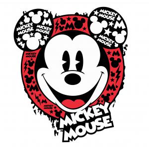 Mickey arc - Miki egér mintás póló